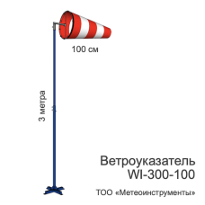Ветроуказатель с мачтой WI-300-100
